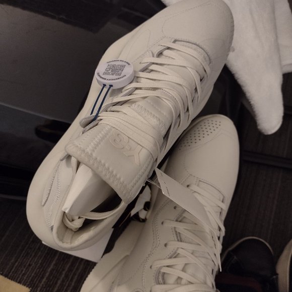 Yohji Yamamoto Y-3 White Sneakers 12.5 - Picture 1 of 16
